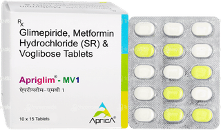 Apriglim Mv 1 Tablet 15