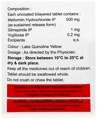 Apriglim Mv 1 Tablet 15