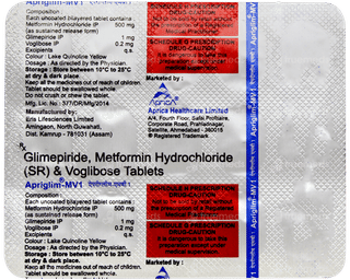 Apriglim Mv 1 Tablet 15