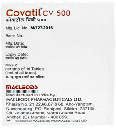 Covatil Cv 500 Tablet 10