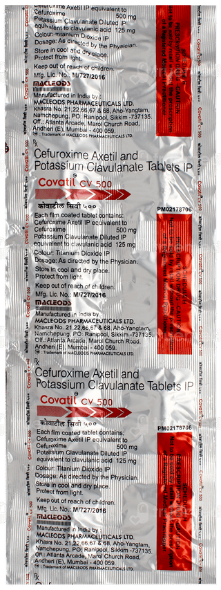 Covatil Cv 500 Tablet 10