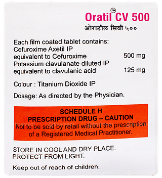 Oratil Cv 500 Tablet 10
