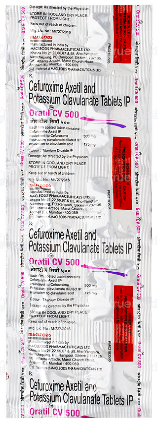 Oratil Cv 500 Tablet 10