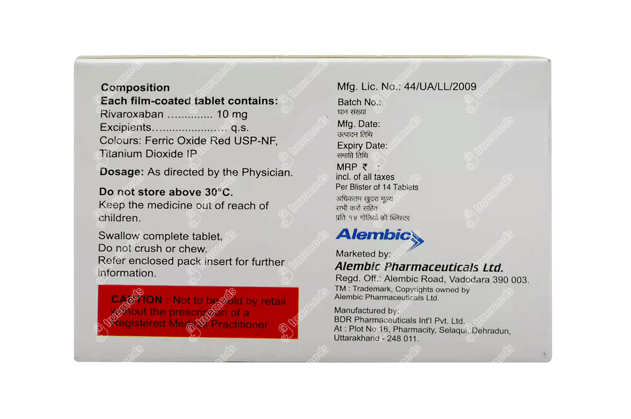 Cameriv 10 MG Order Cameriv 10 MG Tablet Online at Truemeds