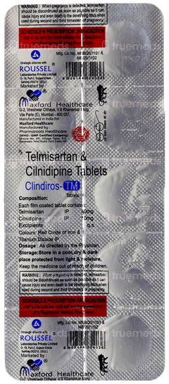 Clindiros Tm Tablet 10 Clindiros Tm Tablet 10