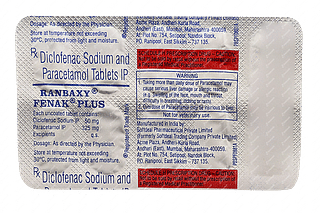 Fenak Plus 50/325 MG Tablet 10