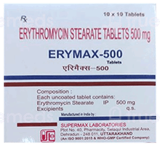Erymax 500 Tablet 10