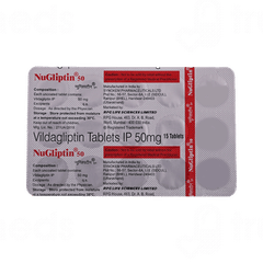 Nugliptin 50 Tablet 15 Nugliptin 50 Tablet 15