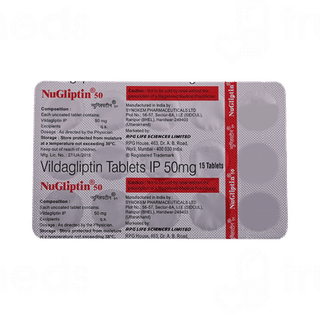 Nugliptin 50 Tablet 15