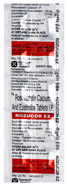 Rozucor Ez Tablet 10