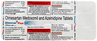Olmesar Plus 20 Tablet 10