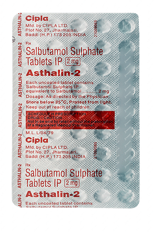 Asthalin 2 Tablet 45