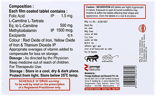 Neurovein Lc Tablet 10