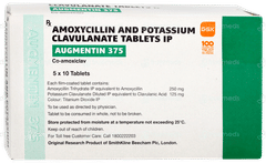 Augmentin 375 Tablet 10 Augmentin 375 Tablet 10