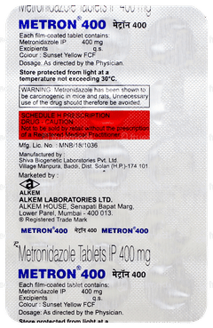 Metron 400 Tablet 15