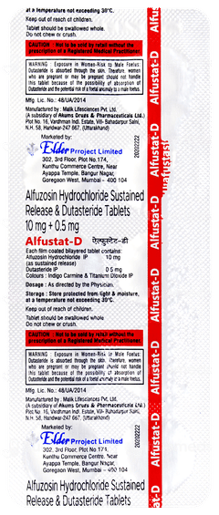 Alfustat D Tablet 10