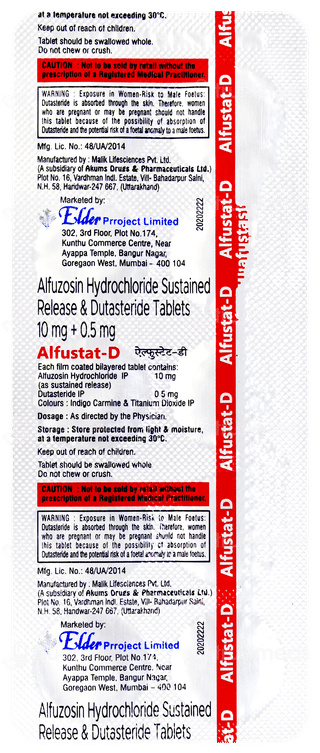 Alfustat D Tablet 10