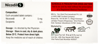 Nicodil 5 Tablet 10