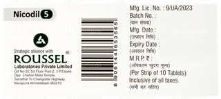 Nicodil 5 Tablet 10