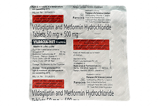 Vildacea Met 50 /500 MG Tablet 15