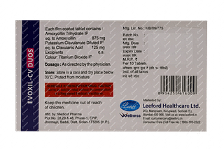 Evoxil Cv Duos 1000 MG Tablet