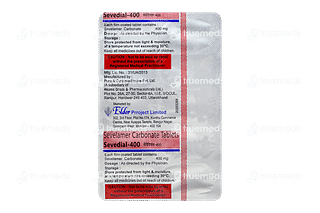 Sevedial 400 MG Tablet 10