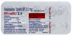 Rivaflo 2.5 Tablet 10 Rivaflo 2.5 Tablet 10
