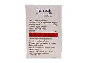 Thyroactiv 50 Tablet 100