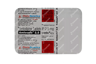 Amlosafe 2.5 MG Tablet 15