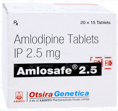 Amlosafe 2.5 Tablet 15 Amlosafe 2.5 Tablet 15