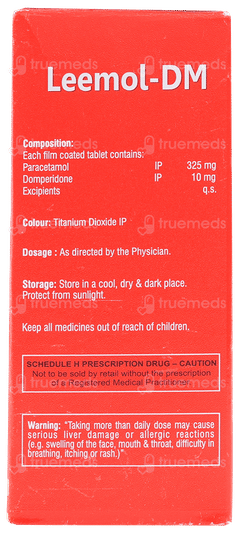 Leemol Dm 325/10 MG Tablet 10