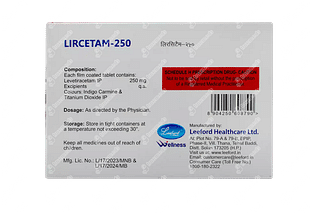 Lircetam 250 Tablet 10