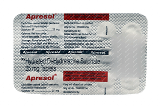 Apresol 25 MG Tablet 15