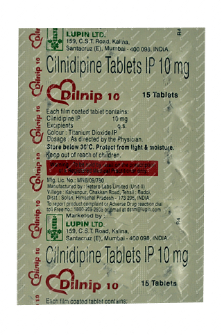 Dilnip 10 Tablet 15