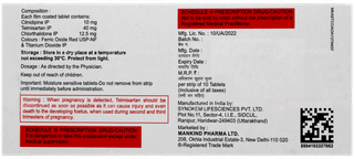 Telmikind Trio 12.5 Tablet 10