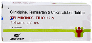 Telmikind Trio 12.5 Tablet 10