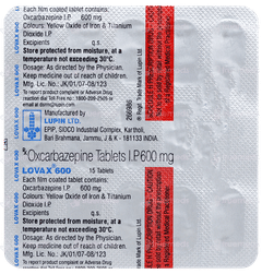 Lovax 600 Tablet 15 Lovax 600 Tablet 15