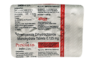 Prexol 0.125 MG Tablet 15