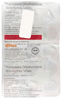 Prexol 0.125 Tablet 15 Prexol 0.125 Tablet 15