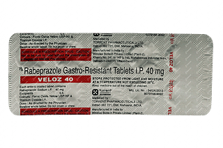 Veloz 40 MG Tablet 10