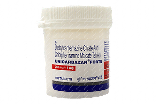 Unicarbazan 250/5 MG Forte Tablet 100