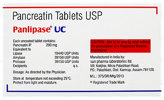 Panlipase Uc Tablet 10