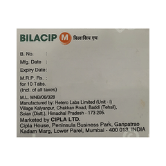 Bilacip M Tablet 10 Bilacip M Tablet 10