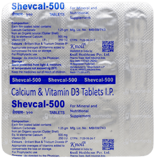 Shevcal 500 Tablet 15