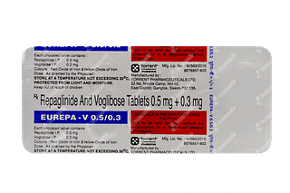 Eurepa V 0.5/0.3 MG Tablet 10