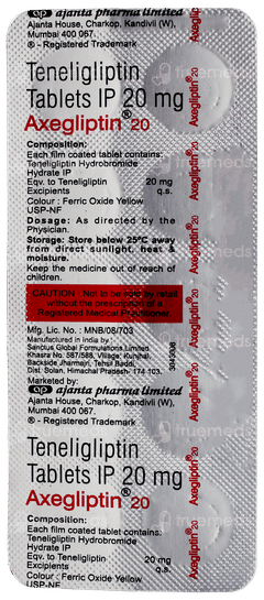 Axegliptin 20 Tablet 10