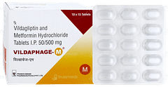 Vildaphage M Tablet 15