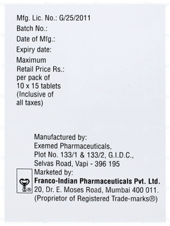 Vildaphage M Tablet 15