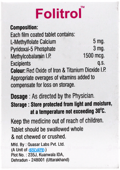 Folitrol Tablet 15