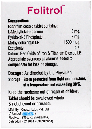 Folitrol Tablet 15